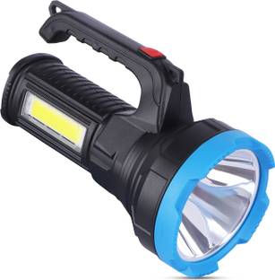 Care 4 Hight Bright Portable Rechargeable Led Plus Cob Torch Light Torch