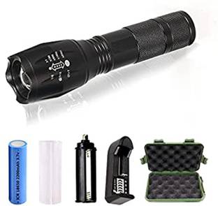 Saviraj 4Zoom able 5 Mode led-XML-T 650 Torch (Black : Rechargeable) t-650 Torch