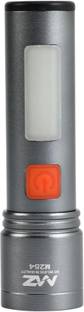 MZ M254 (ZOOMABLE LED RECHARGEABLE METAL TORCH) 60W with Battery 1200mAh Torch