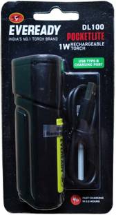 EVEREADY DL 100 POCKETLITE 1W rechargeable torch Torch