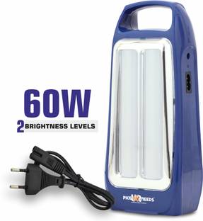 Sunaze Rechargeable Emergency Light Dual Mode Brightness With Solar Charging Support Torch