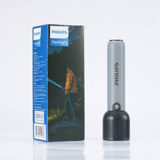 PHILIPS 3 Mode Flashlight, 2000mAh Li-ion Battery, 400 lm, IP44, Type-C, SFL1181/56 Torch