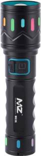 joyal M036 (ZOOMABLE METAL LED TORCH)3 Modes Flashlight, Super Bright 80W LED Light Torch