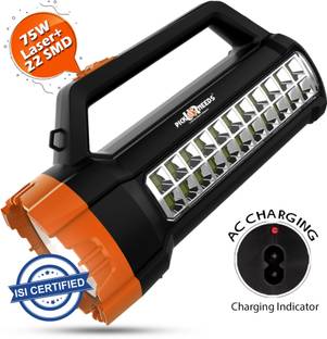 Pick Ur Needs Long Range Emergency Tube Rechargeable Waterproof Bright Led Torch Light 75W+22SMD Torch