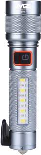 MZ M987 CAR EMERGENCY LIGHT 5 Modes with Hammer and Seatbelt cutter Zoomable Torch