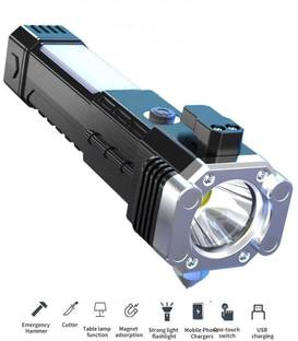 RECTITUDE Multifunctional LED Flashlight Illuminate your Adventures Multi-Purpose Hummer Torch