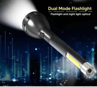 MNT Sales 5 W Long Torch with 1 km Super Brightness 3 W COB ,4 Modes Torch