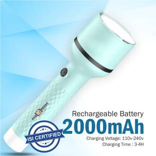 VR Bright Lite Rechargeable Torch Emergency Light With 4 Mode Light Type C Fast Charging_R1059 Torch