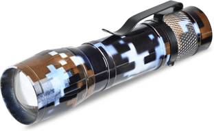ECOSKY ZOOM LED TORCH PORTABLE RECHARGEABLE FLASHLIGHT 3 MODES Torch