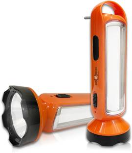 Pick Ur Needs Long Range LED Rechargeable Torch Lantern 5W +18 Bright SMD Tube 1600mAH Perfect Flashlight Torch