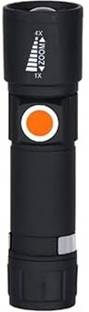 AKR Long Range Rechargeable Emergency Torch With Usb Port Charging Torch
