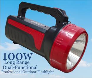 shoptric 1 km long range laser torch 100w rechargeable multifunctional 2 mode flashlight Torch