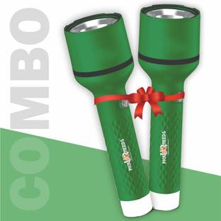 Pick Ur Needs Rechargeable Torch Emergency Light With 4 Mode Light Type C Fast Charging Torch