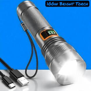 Nilesawar X93 Heavy Duty Powerful Torch–Bright LED Torch for Camping, Hiking & Night Use Torch