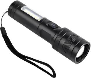 CRENTILA 370 Led Torch Long Range 900 Meter 1 Km High Power Long Distance with Type C USB Torch
