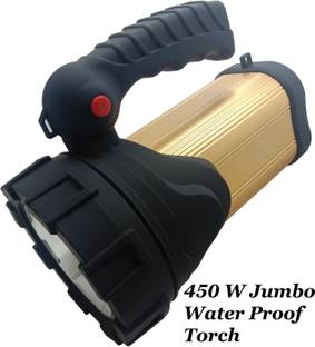 MNT Sales 3 Km Long Range LED With 450 W Jumbo & Water Proof Torch , 3 Modes Function Torch