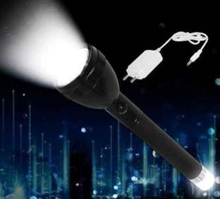Zeno volt FL8 Rechargeable Torch Flashlight,Long Distance Beam Range, Aircraft Aluminium Torch
