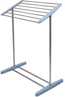 REPLEX Mobile Towel Rack Multifunctional Drying Rack Floor-Standing Balcony Towel Stand silver Towel Holder