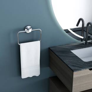 FORTUNE Stainless Steel Towel Ring/Napking Ring - Bathroom Towel Holder - Towel Hanger with Chrome Finish Silver Towel Holder