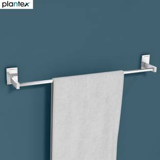 Plantex 304 Grade Stainless Steel Towel Hanger for Bathroom/Towel Rod/Bar/Bathroom Accessories (24 Inch - Pack of 1) Chrome Finish Towel Holder