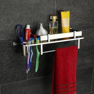 Pillu Stainless Steel Wall Shelf