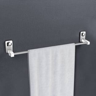Plantex Platinum Stainless Steel Towel Rod - Bar - Bathroom Accessories (2 feet Long) Chrome Finish Towel Holder
