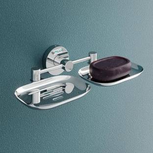 Pillu by Pillu Bath Fitting Premium 304 Grade Stainless Steel Soap Holder silver Towel Holder