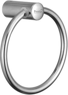 Prestige Ring Esteem 4 inch 1 Bar Towel Rod Silver Towel Holder