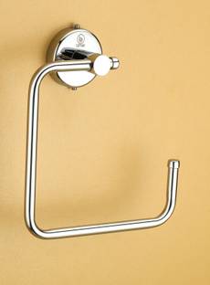 iSTAR Stainless Steel 304 Chrome Finished Half Square Towel Ring/Napkin Holder(Pack 1) steel Towel Holder
