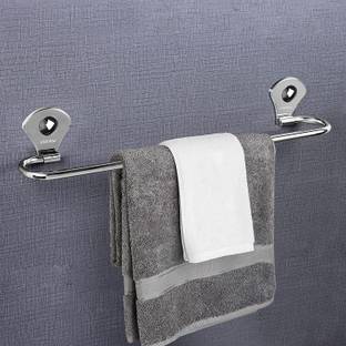Plantex Royal Stainless Steel Towel Rod - Towel Bar - Bathroom Accessories (2 feet Long) Chrome Finish Towel Holder
