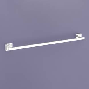 Plantex Crosslink 304 Grade Stainless Steel Decan Towel Hanger for Bathroom/Towel Rod/Bar/Bathroom Accessories (24 Inch - Pack of 1) Chrome Finish Towel Holder