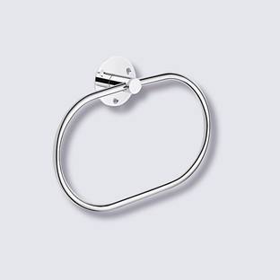 GLOXY by GLOXY Stainless Steel Towel Ring for Bathroom/Wash Basin/Napkin-Towel Hanger Steel Towel Holder