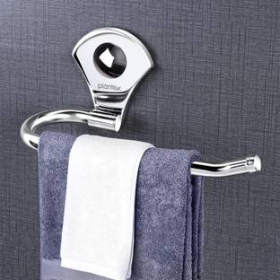 Plantex Royal Napkin /Towel Ring//Bathroom Accessories(Pack of 1) Chrome Finish Towel Holder