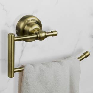 Plantex Skylo Stainless Steel 304 Grade Napkin Ring/Towel Hanger/Bathroom Accessories Brass Antique Towel Holder