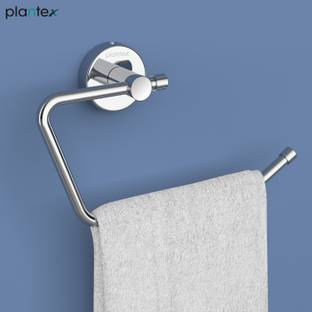 Plantex Stainless Steel Towel Ring for Bathroom/Wash Basin/Napkin-Towel Hanger/Bathroom Accessories (Pack of 1) Chrome Finish Towel Holder
