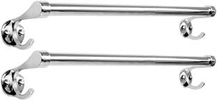 Zesta 24 INCH Stainless Steel Towel Bar | Bathroom Towel Rod Holder | Wall Mounted Hand Towel Rail for Kitchen and Washroom 24 inch 2 Bar Towel Rod