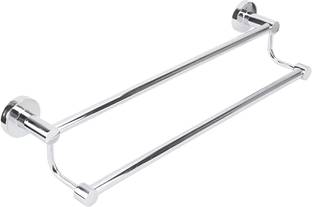 Spazio SmartBuy Stainless Steel Double Towel Rod|Towel Bar|Towel Rack For Bathroom 24 inch 2 Bar Towel Rod
