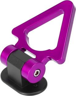 Auto MT Purple-Triangle Dummy-Tow Hook, Universal for Car Bumper Sticker Rear, Tow Strap Front and Rear Mount Towing Hook