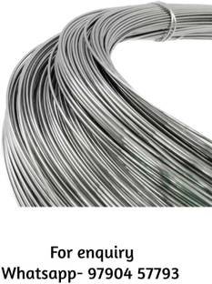 Sparesdeal 1MM STAINLESS STEEL WIREROPE HOSTING/ LIFTING/ ELEVATORS/ FISHING/CRAFTING/SPORT 100 m Towing Cable