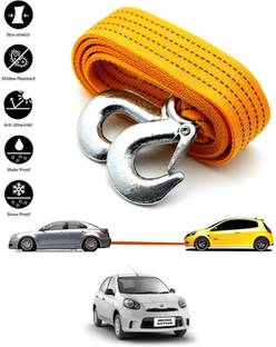 MATIES Nylon 3 Ton Strong And Nonslip Yellow Towing Rope For All Type vehicle 152 2.5 m Towing Cable