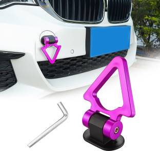 GONAMA Car Tow Hook Universal Decorative V Shape Racing Style Trailer Hook Sticker 9 m Towing Cable