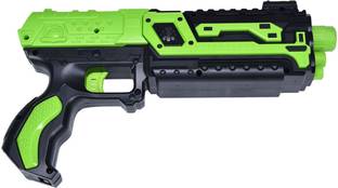Toyterra Battle Blazer Rapid Shooting Dart Gun (Green) Guns & Darts