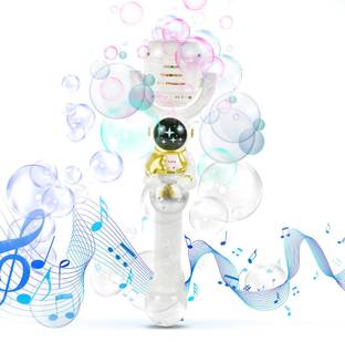 VikriDa Big Size Bubble Machine for Toddlers Kids | Astronaut Bubble Stick Toy Bubble Maker