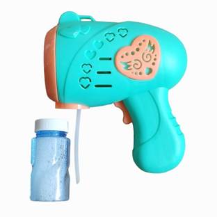 Nickspool 32 Hole Electric Gatling Bubble Launcher Gun for Kids Indoor and Outdoor Toys