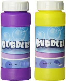 Magicwand Bubble Gun Refill Liquid 1.4 Litre (Set of 2 (700 ml) Bottles) Toy Bubble Maker