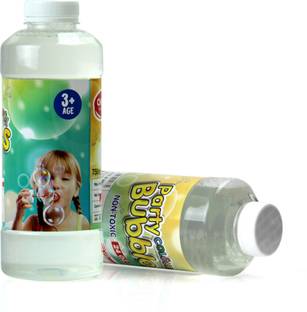 Aditi Toys Party Colorful Bubbles for Kids 24OZ (750ml) ||Age - 3+ Years || ISI Approved Toy Bubble Maker