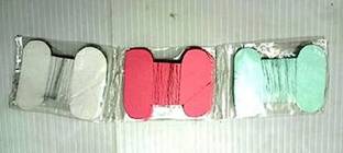 wizerdy Magician's Secret Invisible Magic Thread Reel (Multicolour, Set of 3) 1 Magic Tricks