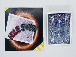 wizerdy HOLE SHAKE CARD MAGIC TRICK / HOLE SHAKE GAFF GIMMICK CARD MAGIC 1 Magic Tricks