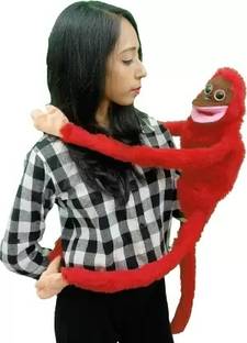 A SARKAR MAGIC WORLD VENTRILOQUIST TALKING MONKEY PUPPET Hand Puppets (Pack of 1) (MULTICOLOR) 1 Magic Tricks
