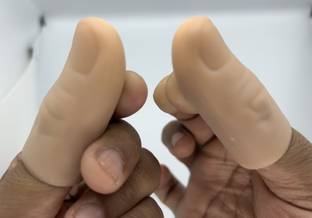 SSR SHOP DelightingThumb Finger Magic (Red) Set of 2 Thumbs/Thumb TIP Light Magic 2 Magic Tricks
